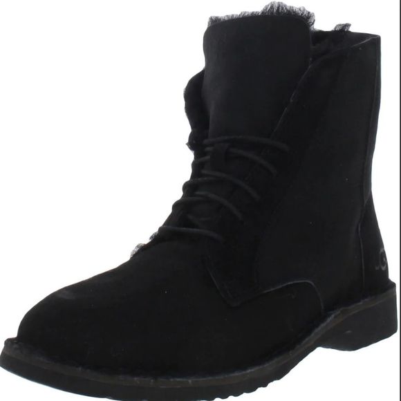 Ugg Quincy Suede Fold-Over Boots - Picture 3 of 8